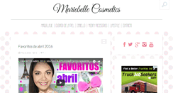 Desktop Screenshot of mariebellecosmetics.com